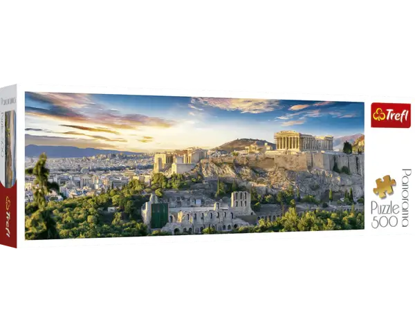 Acrópolis de Atenas Rompecabezas Panorámico Trefl