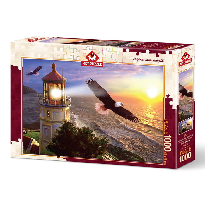 Alto Vuelo al Amanecer Rompecabezas 1000 Piezas Art Puzzle