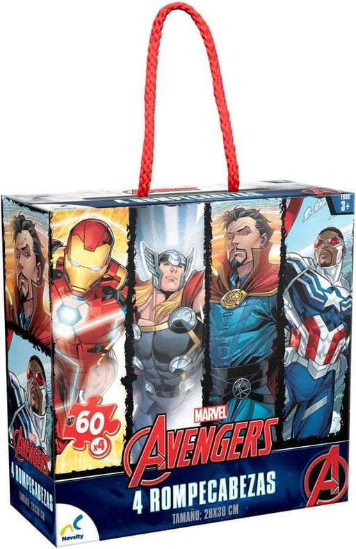 Avengers Rompecabezas 4 en 1 Novelty