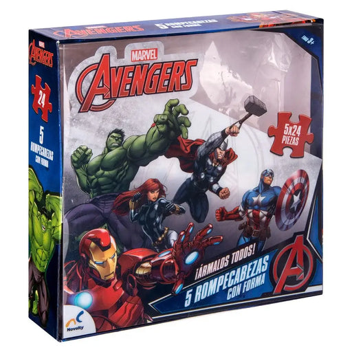 Avengers Rompecabezas con Forma 24 Piezas Novelty