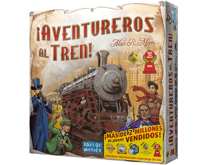 Aventureros al Tren juego de mesa