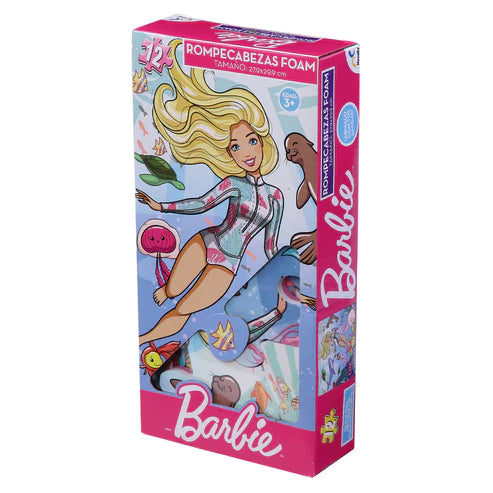 Barbie rompecabezas de foami marca Novelty