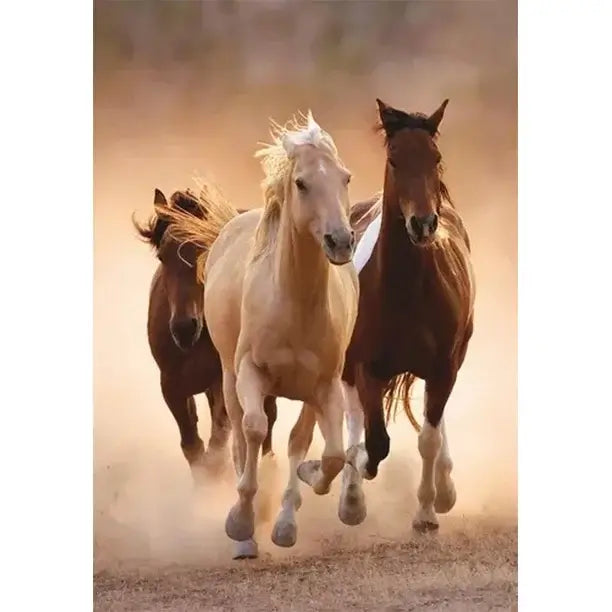 Caballos Galopando - Rompecabezas 1000 Piezas