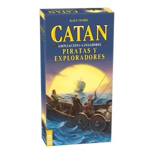 Catan Piratas y Exploradores ampliación 5 a 6 jugadores juego de mesa