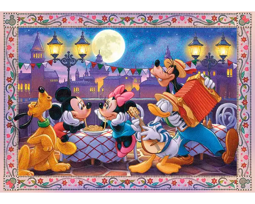 Cena Romántica Mickey y Minnie Rompecabezas 1000 piezas Ravensburger