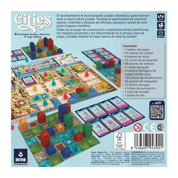 Cities Juego de Mesa Devir