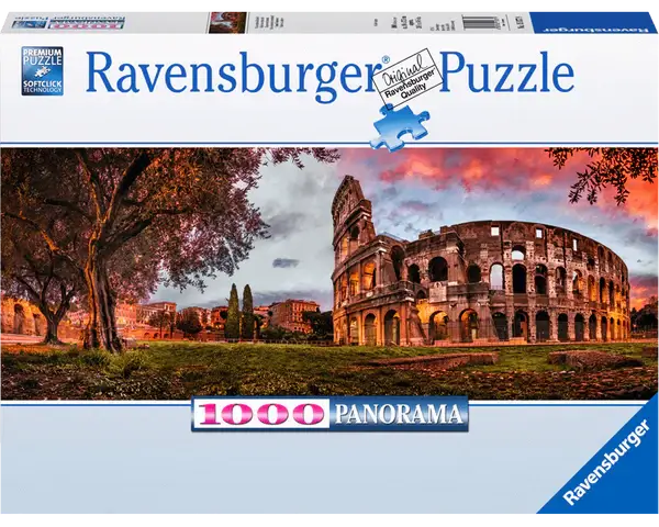 Coliseo al Atardecer Rompecabezas Panoramico Ravensburger