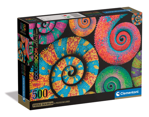 ColorBoom Curly tails Rompecabezas Clementoni Compact Pro Ecología 500 Piezas 