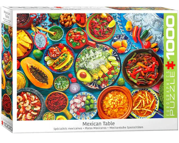 Comida Mexicana Rompecabezas 1000 piezas Eurographics