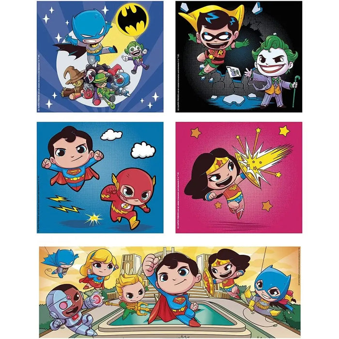 DC Comics Super Friends Rompecabezas 10 en 1 Clementoni