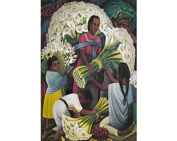 Diego Rivera La Vendedora de Flores Rompecabezas Ricordi