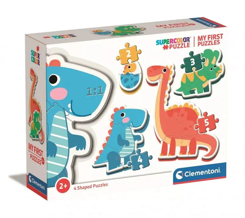 Dinosaurios Mi Primer Puzzle Rompecabezas 4 en 1 Clementoni