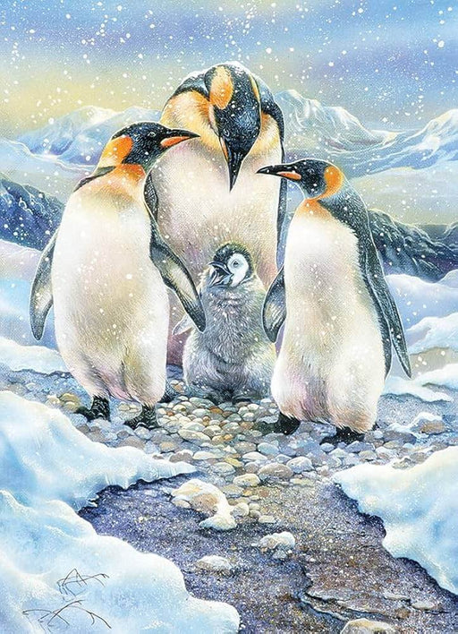 Familia de Pingüinos Rompecabezas 350 Piezas Cobble Hill 