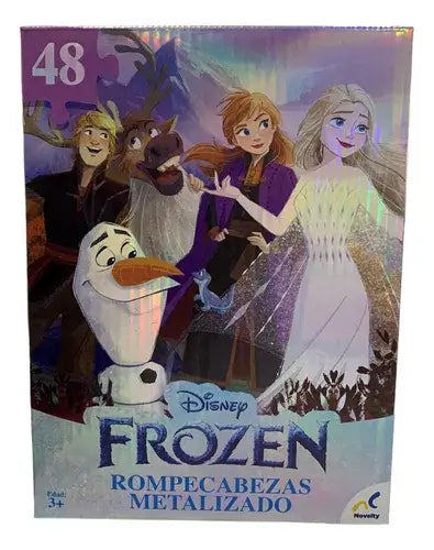 Frozen - Rompecabezas 48 piezas Metalizado Novelty