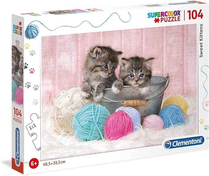 Gatitos Dulces Rompecabezas 104 piezas Clementoni