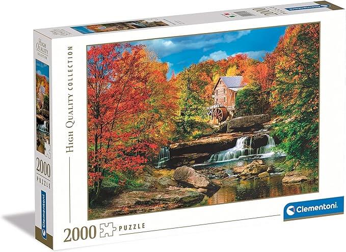 Glade Creek Grist Mill Rompecabezas 2000 piezas Clementoni