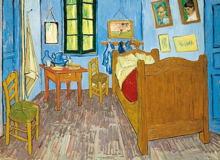 Habitación en Arles Van Gogh Rompecabezas Clementoni 1000 Piezas