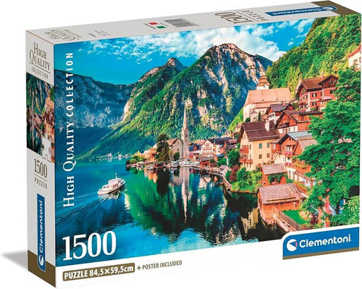 Hallstatt Rompecabezas Clementoni Compact Pro Ecología 1500 Piezas 