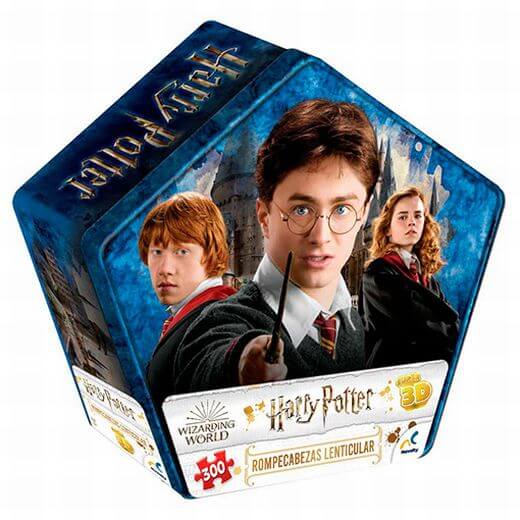 Harry Potter - Caja de Metal Rompecabezas Lenticular 300 Piezas Novelty