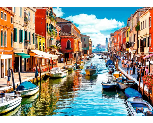 Isla de Murano, Venecia Rompecabezas 2000 piezas Trefl