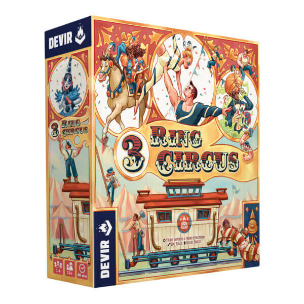 Juego de mesa 3 Ring Circus Devir