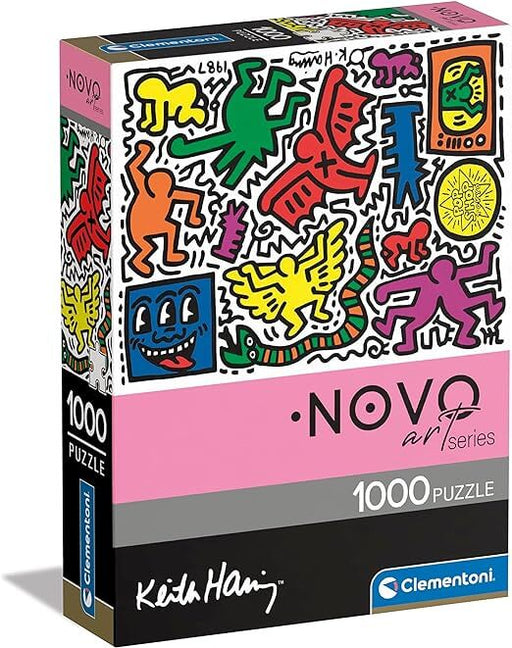 Keith Haring Horizontal rompecabezas 1000 piezas Clementoni