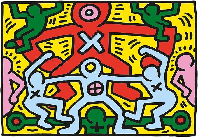 Keith Haring rompecabezas 1000 piezas Clementoni