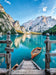 Lago Braies Rompecabezas Clementoni Compact Pro Ecología 500 Piezas