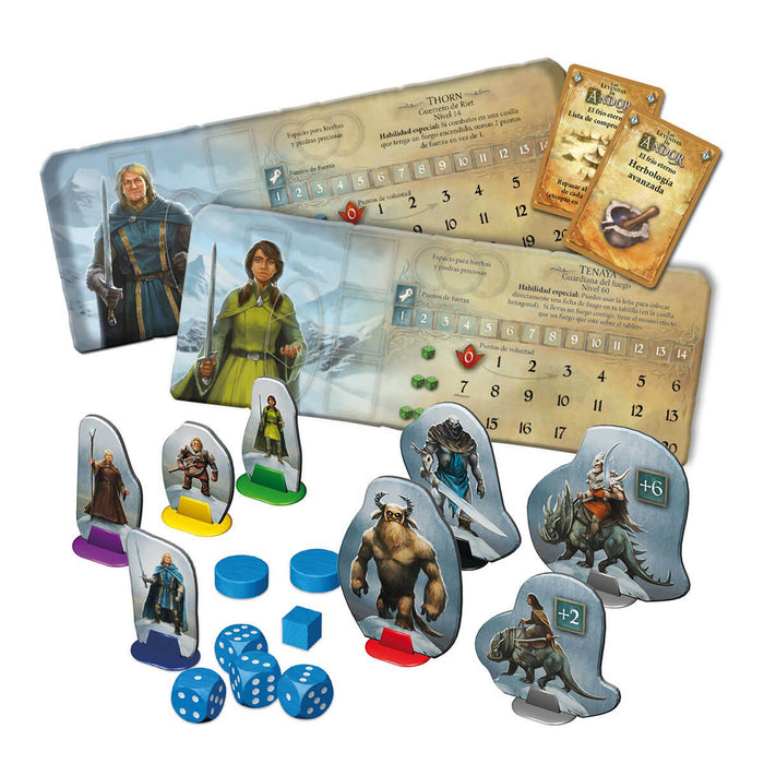 Las Leyendas de Andor El Frío Eterno Juego de Mesa Devir