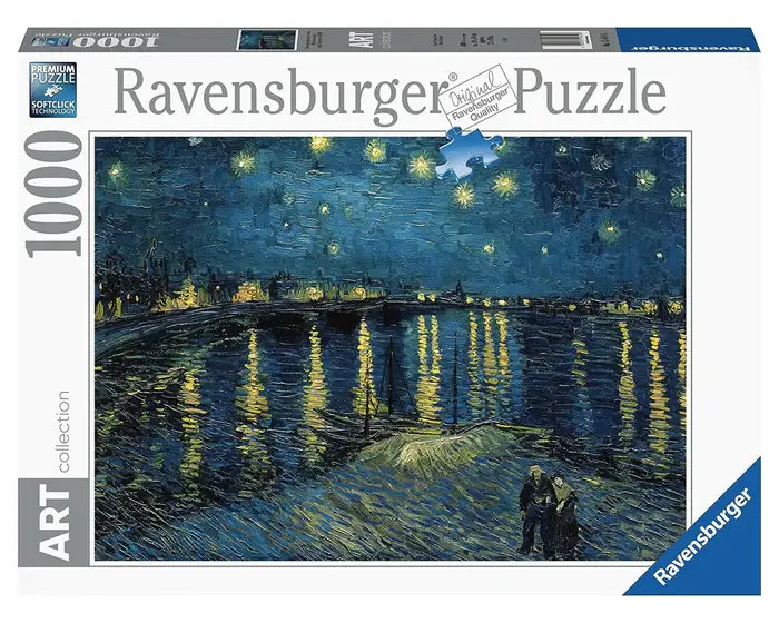 Noche Estrellada Sobre el Rodano Van Gogh Rompecabezas Ravensburger