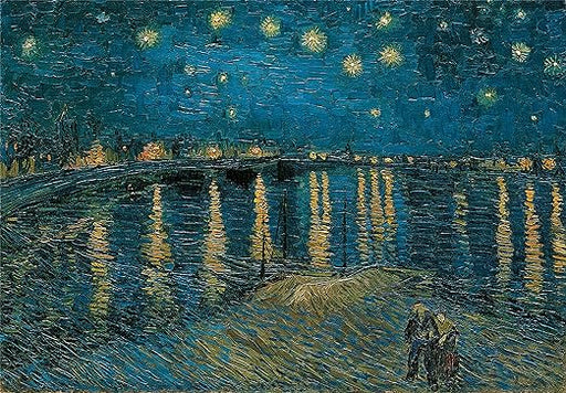 Noche Estrellada Sobre el Ródano, Vincent Van Gogh Rompecabezas 1000 piezas Clementoni