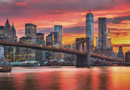 Nueva York East River al atardecer Rompecabezas Clementoni 1500 Piezas