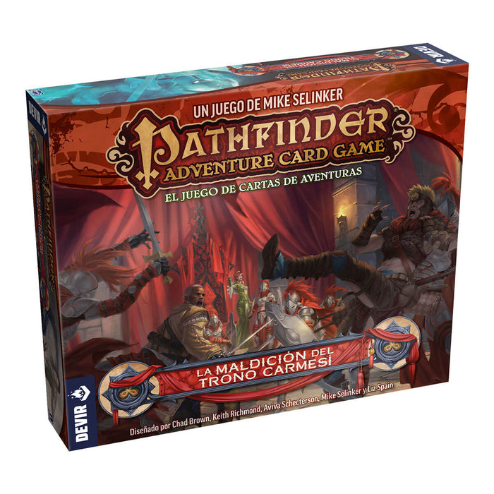 Pathfinder El Juego de Cartas de Aventuras La Maldición del Trono Carmesi Juego de Mesa Devir