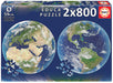 Planeta Tierra - Rompecabezas Circular (2x800) EDUCA