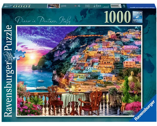 Positano al Atardecer, Italia Rompecabezas 1000 Piezas Ravensburger