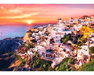 Puesta de Sol sobre Santorini Rompecabezas 1000 piezas Trefl