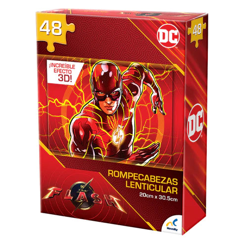 Rompecabezas Flash lenticular DC Comics marca Novelty