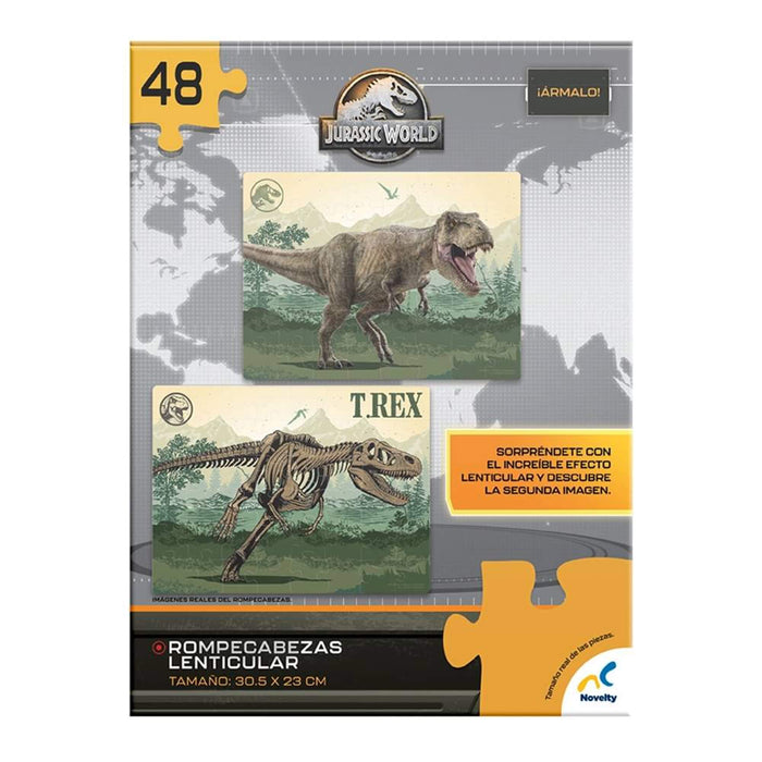 Jurassic World Rompecabezas Lenticular