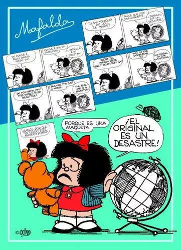 Rompecabezas Mafalda Mundo Original