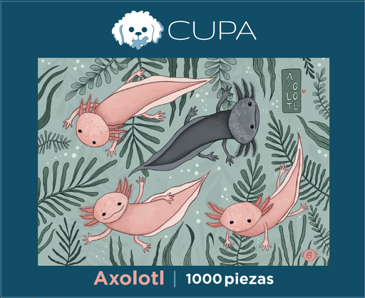 Rompecabezas Axolotl marca CUPA