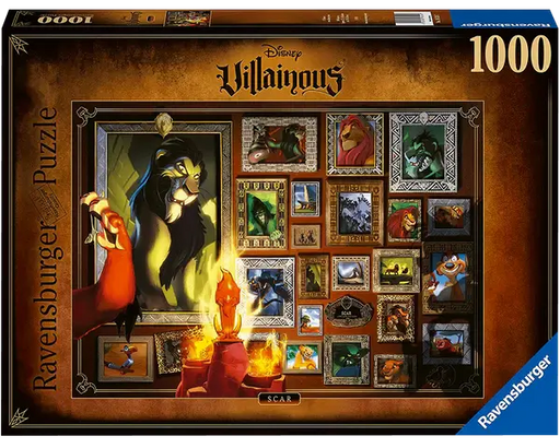 Scar Villanos Disney Rompecabezas 1000 piezas Ravensburger