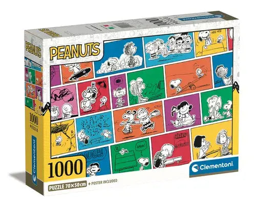 Snoopy Peanuts Tiras Comicas Rompecabezas 1000 piezas Clementoni