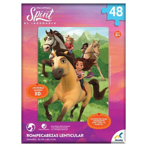 Spirit Rompecabezas Lenticular 48 Piezas Novelty