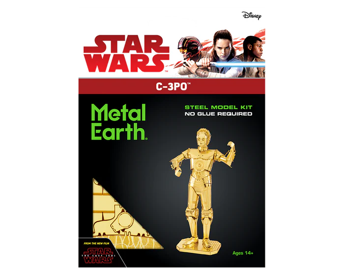 Star Wars C-3PO Rompecabezas 3D Metálico Fascinations