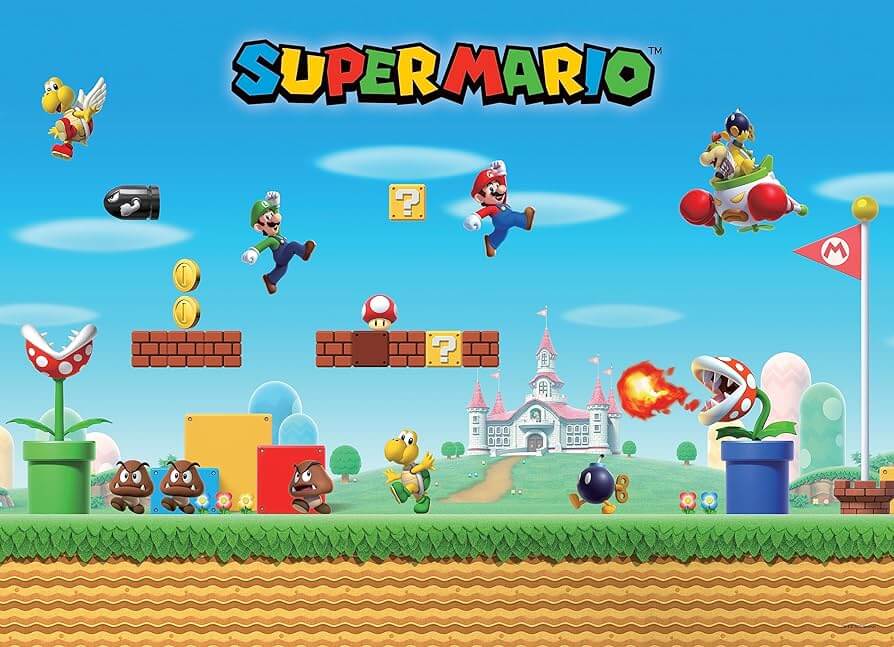 Super Mario Mayhem Rompecabezas 1000 Piezas Op Puzzle 