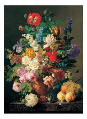 Tazón de Flores Van Dael Rompecabezas 1000 Piezas Clementoni