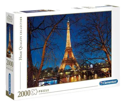 Torre Eiffel Iluminada Rompecabezas 2000 Piezas Clementoni