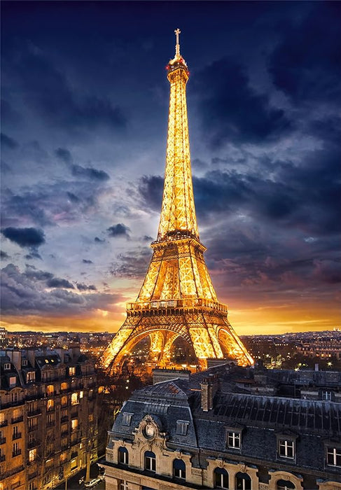 Torre Eiffel de Noche Rompecabezas 1000 piezas Clementoni 