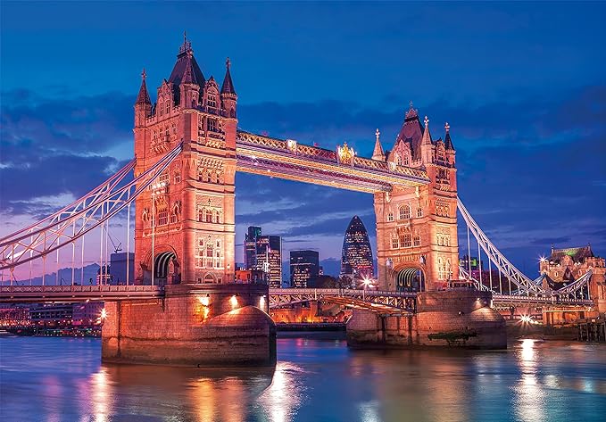 Tower Bridge por la Noche Rompecabezas 1000 piezas Clementoni