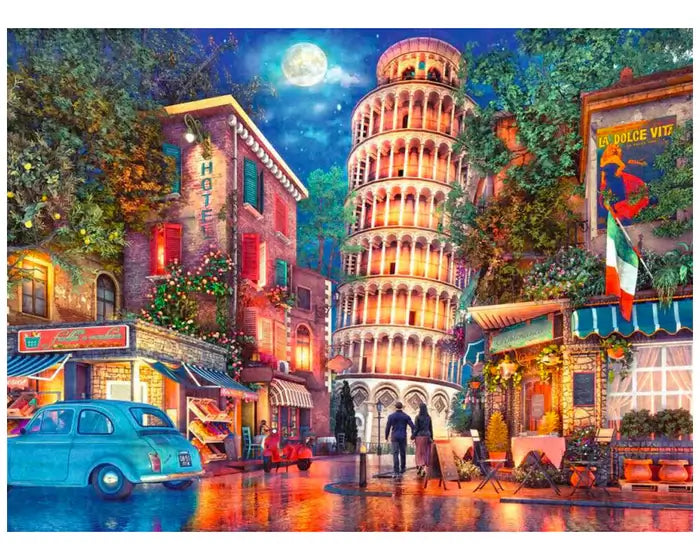 Una Noche en Pisa Rompecabezas de 500 Piezas Ravensburger